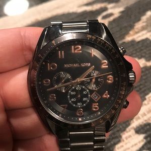 Gun metal Michael Kors watch